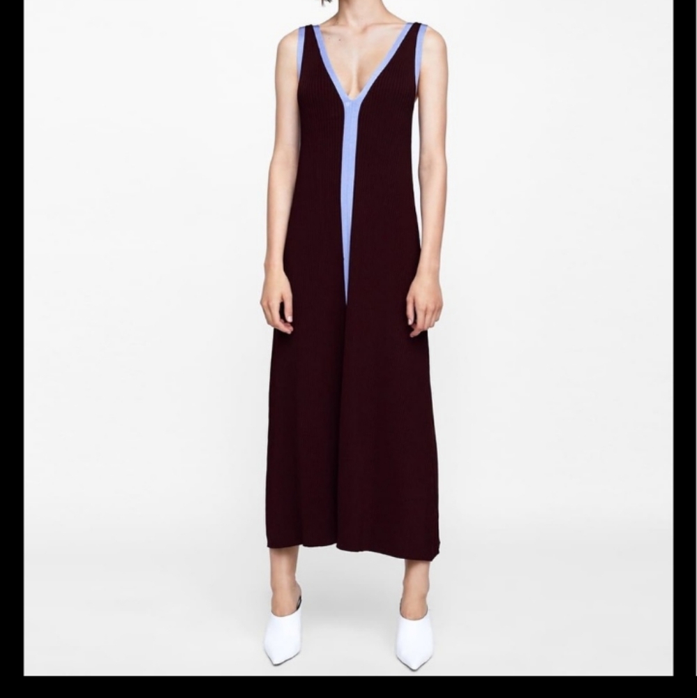 Zara Ribbed Knit Dress - Picture 5 of 8